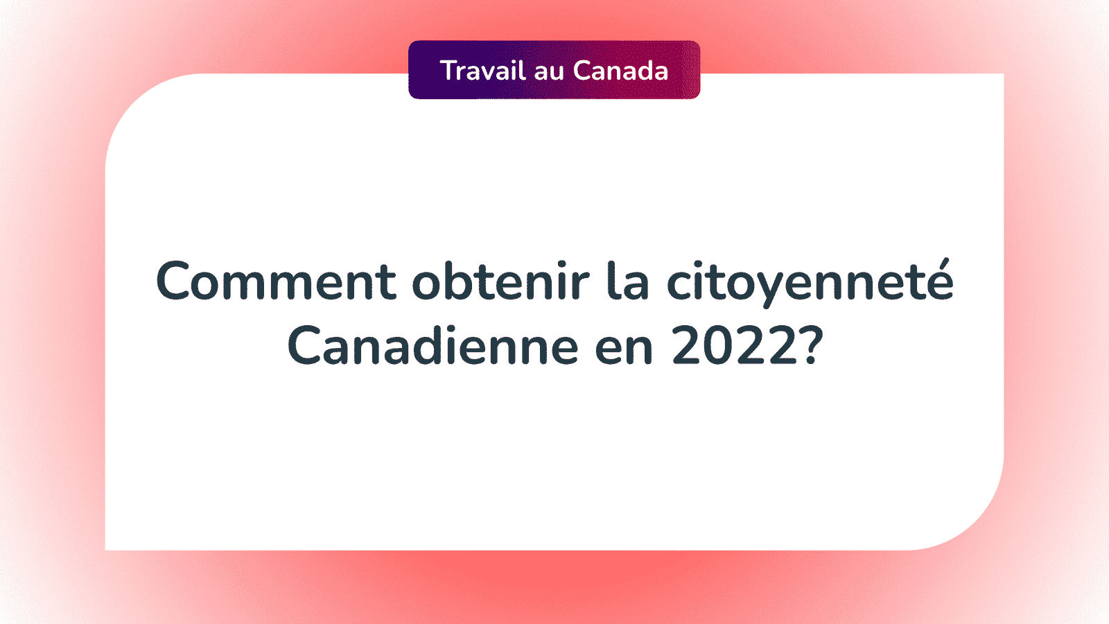 Citoyenneté Canadienne