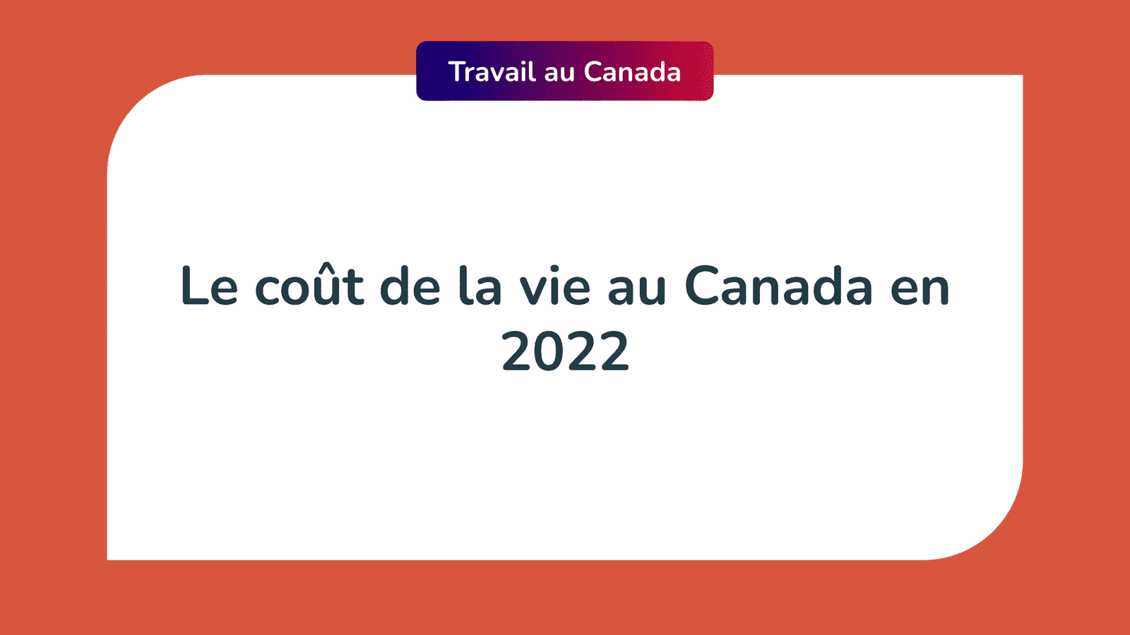 Coût de la vie au Canada