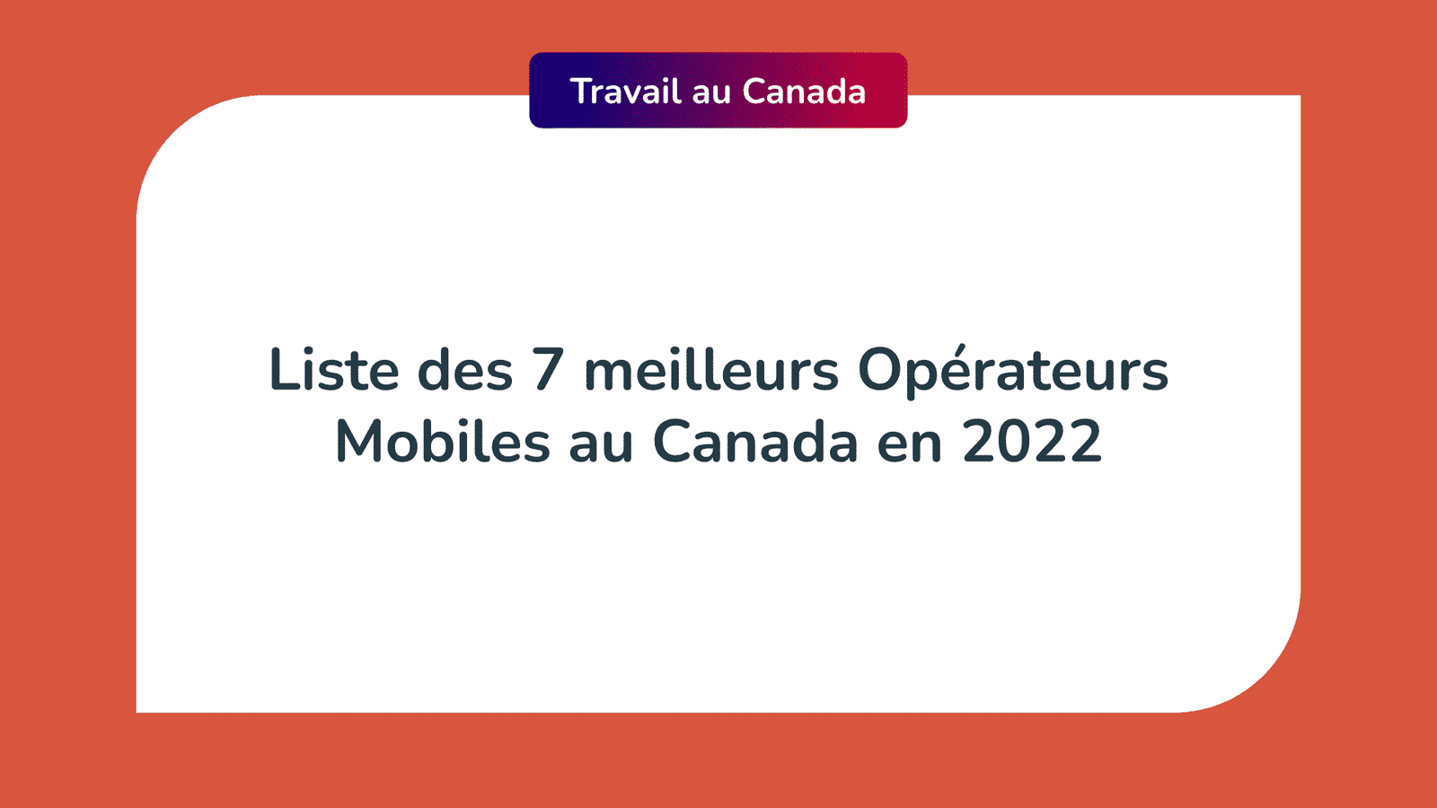 Opérateur Mobile Canada