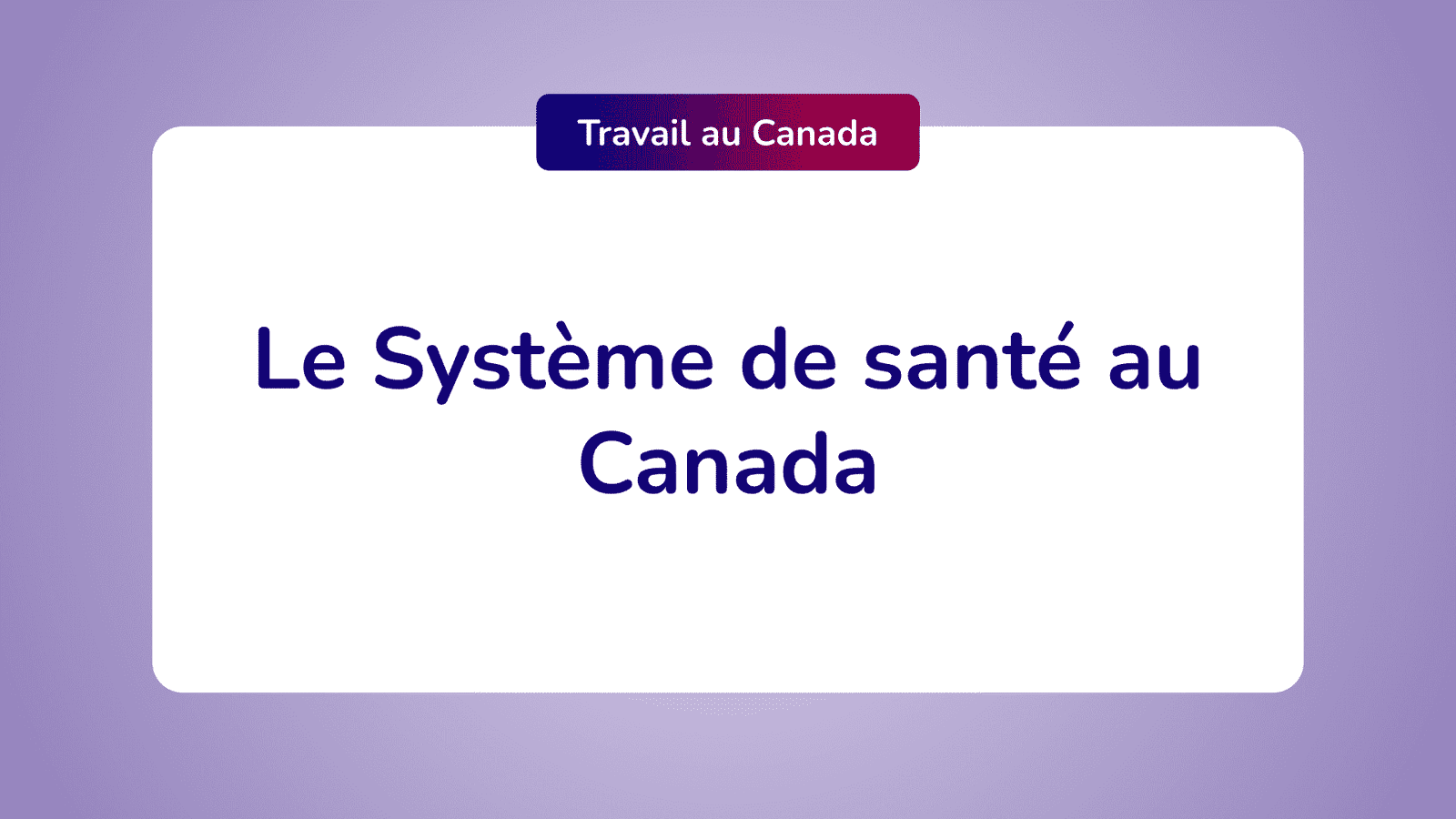 Système de santé Canada
